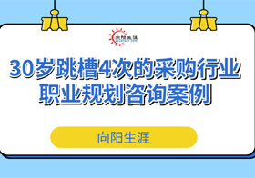 30岁跳槽4次的采购行业职业规划咨询案例